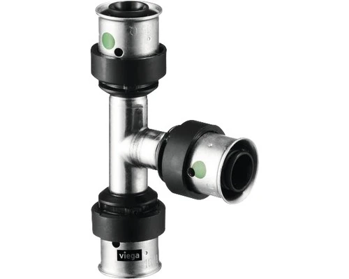 VIEGA SMARTPRESS T-stuk 20x16x20 Mm 2 Stuks 3 VIEGA SMARTPRESS T-stuk 20x16x20 Mm 2 Stuks