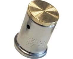 HENCO Messing Eindstop 16 Mm Pers 2 Stuks