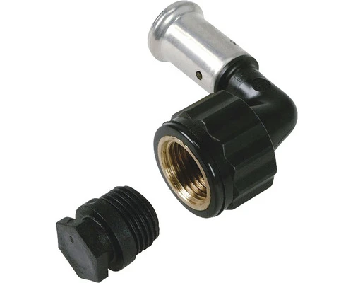 HENCO PVDF Overgangsknie 90° 26 Mm Pers X 3/4" Binnendraad 3 HENCO PVDF Overgangsknie 90° 26 Mm Pers X 3/4" Binnendraad