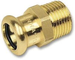 SANHA PURAPRESS Puntstuk 15mm Pers X 1/2" Buitendraad