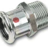 SANHA THERM Puntstuk 22mm Pers X 3/4" Buitendraad