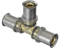 WAVIN TIGRIS T-stuk 16x16x16mm Messing 10 Stuks