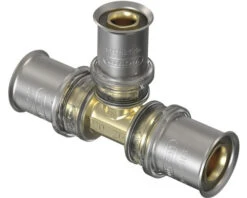 WAVIN TIGRIS T-stuk 20x16x16mm Messing 2 Stuks