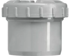 MARTENS Eindstuk Met Schroefdeksel, PVC, 75 Mm