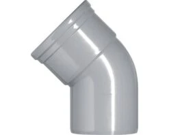 MARTENS Bocht, PVC, 1 X Manchetmof, 45°, 125 Mm