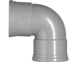 Alternative view of MARTENS Bocht, PVC, 2 X Manchetmof, 87°, 125 Mm