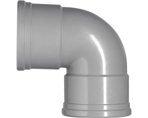 MARTENS Bocht, PVC, 2 X Manchetmof, 87°, 125 Mm 4 MARTENS Bocht, PVC, 2 X Manchetmof, 87°, 125 Mm - Afbeelding 2