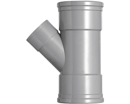 MARTENS T-stuk, PVC, 2 X Manchetmof, 1 X Lijmmof 45°, 75 X 125 Mm 3 MARTENS T-stuk, PVC, 2 X Manchetmof, 1 X Lijmmof 45°, 75 X 125 Mm