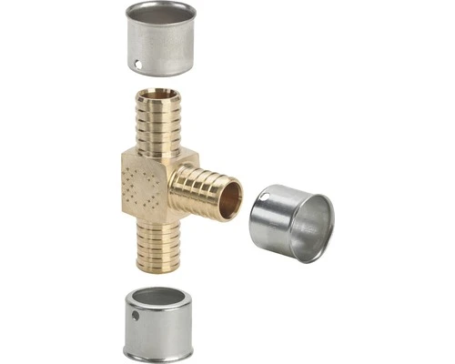 VIEGA PEXFIT T-stuk 16x20x16 Mm 2 Stuks 3 VIEGA PEXFIT T-stuk 16x20x16 Mm 2 Stuks