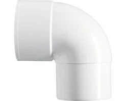 MARTENS Bocht Wit, PVC, Lijmmof, 87°, 40 Mm