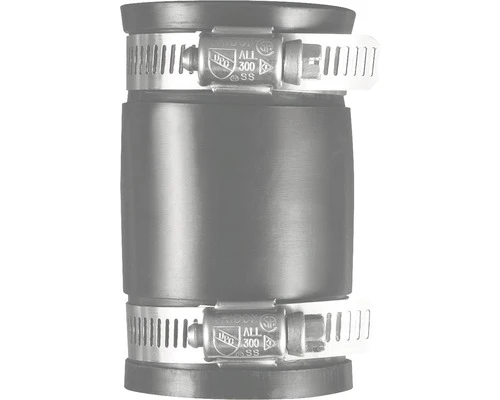MARTENS Overgangskoppeling Recht, Flexibel Rubber, 50-40 Mm 4 MARTENS Overgangskoppeling Recht, Flexibel Rubber, 50-40 Mm - Afbeelding 2