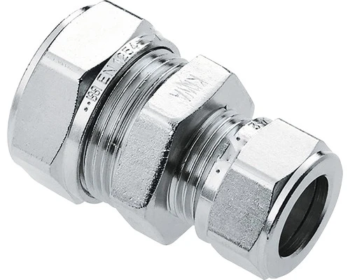 Knel Sok 12x10 Mm Messing Verchroomd 2 St 3 Knel Sok 12x10 Mm Messing Verchroomd 2 St