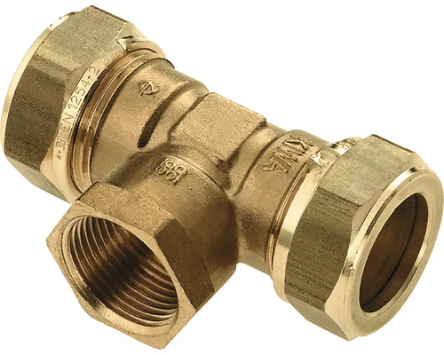 Knel/draad T-stuk 12 X 1/2 X 12 Mm 3 Knel/draad T-stuk 12 X 1/2 X 12 Mm