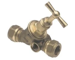 Knel Stopkraan 15 Mm Met Tapgat