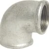 Knie 90° Verzinkt 1/2