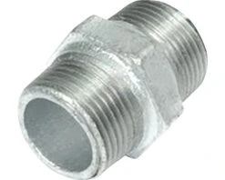 Draadfitting Dubbele Nippel 3/4" Buitendraad Verzinkt