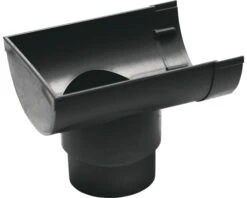 MARTENS Mastgooteinduitloop, PVC, Antraciet, 70/80 X 100 Mm