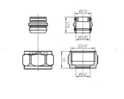 Euroconus 15 Mm Knel Chroom 7 Euroconus 15 Mm Knel Chroom -Martens shop DV 8 8086638 03 4c NL 20200415171757