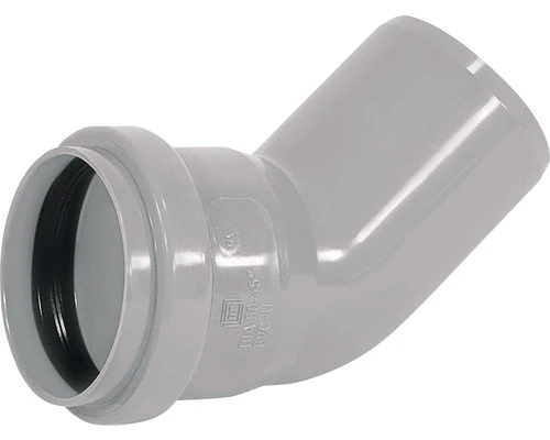 MARTENS Bocht PVC 1 X Manchetmof 45° 50 Mm 3 MARTENS Bocht PVC 1 X Manchetmof 45° 50 Mm