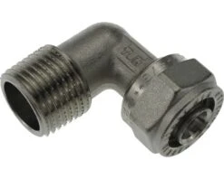 Steekfitting Puntstuk Haaks 16 Mm X 1/2" Buitendraad