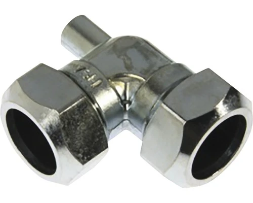 Knelkoppeling Knie Met Ontluchter 15 Mm Verzinkt 3 Knelkoppeling Knie Met Ontluchter 15 Mm Verzinkt